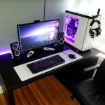 Desktop PcGaming … | Gaming desk setup, Video game rooms, Gaming set