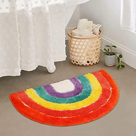 Amazon.com: LIVEBOX Kids Play Rug, Rainbow Area Rug 20 x 32inch .