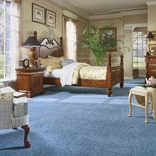 Blue Carpet Bedroom