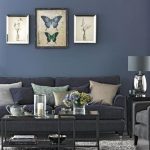 Charcoal living room | Blue grey living room, Living room grey .