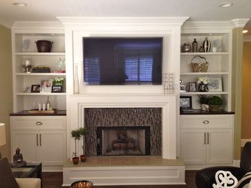 Bookshelves around Fireplace | Bookcases Around Fireplace Family .