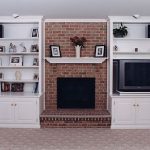 build bookcases around brick fireplace - Google Search .