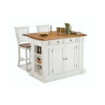 Kitchen Island Bar Oak Table Counter Dining Storage Cabinet Top .