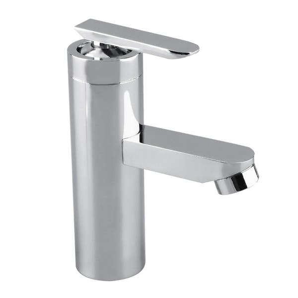 Shop Brushed Chrome Bathroom Faucet Single Handle - Overstock .