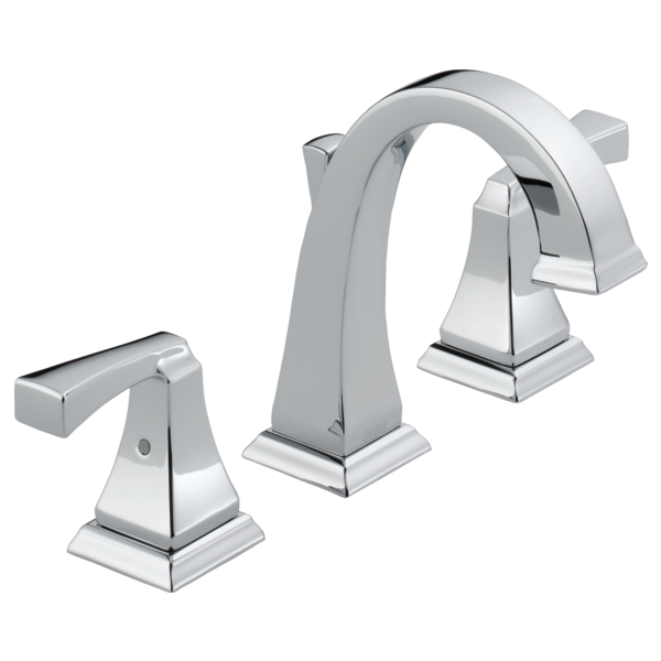 Two Handle Widespread Bathroom Faucet 3551LF | Delta Fauc