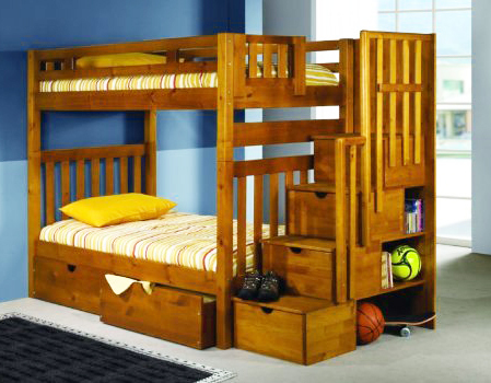 Bunk Beds With Stairs And Drawers