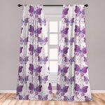 East Urban Home Ambesonne Butterfly Window Curtains, Surreal Star .