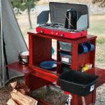 Off-grid cooking station - camp kitchen - DIY | Camp kitchen .