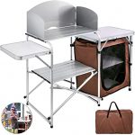 Amazon.com : VBENLEM Camping Outdoor Kitchen 2-Tier Camping .