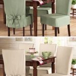 Sure- Fit Cotton Dining Chair Slip Covers - These look nice and .