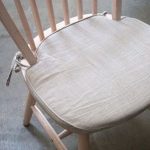 DIY Linen Seat Cushion | Kitchen chair cushions, Diy chair .