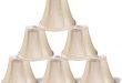 Urbanest Chandelier Lamp Shades, Set of 6, Soft Bell 3"x 6"x 5 .