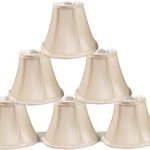 Urbanest Chandelier Lamp Shades, Set of 6, Soft Bell 3"x 6"x 5 .