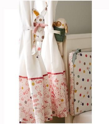 Baby Joules girls nursery curtains SALE Hippins for baby gifts .