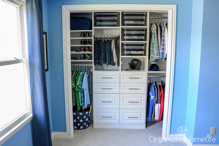 Small Reach-in Closet Organization Ideas | The Happy Hous