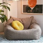 Cooper Faux Sheepskin Lounge Chair | Bean bag chair, Comfy chairs .