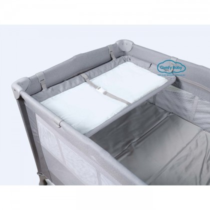 Comfy Baby Exclusive 2 Layer Bassinet Travel Cot/ Playpen with .