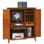 Amish 51" Deluxe Computer Armoire De