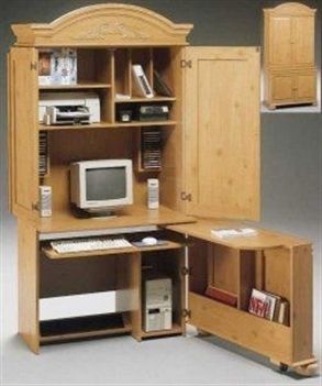 Awesome Computer Armoire In Living Room Inspiration -- Computer .