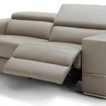 Modern Luxor Reclining Sofa With Power Headrests - Contemporary .