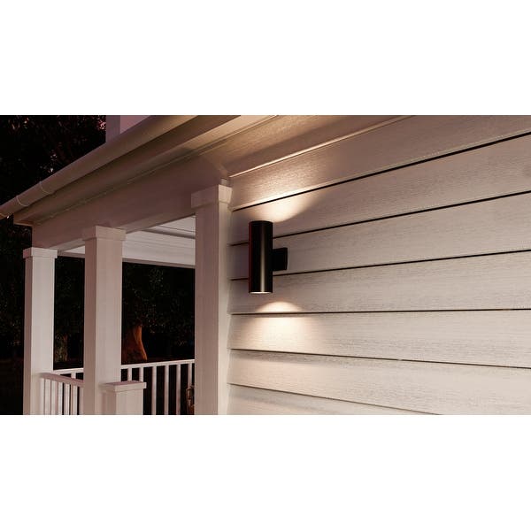 Shop Luxury Contemporary Outdoor Wall Light, 14"H x 5"W, with Art .