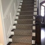 Basement contemporary stair runners - a necessity for the safety .