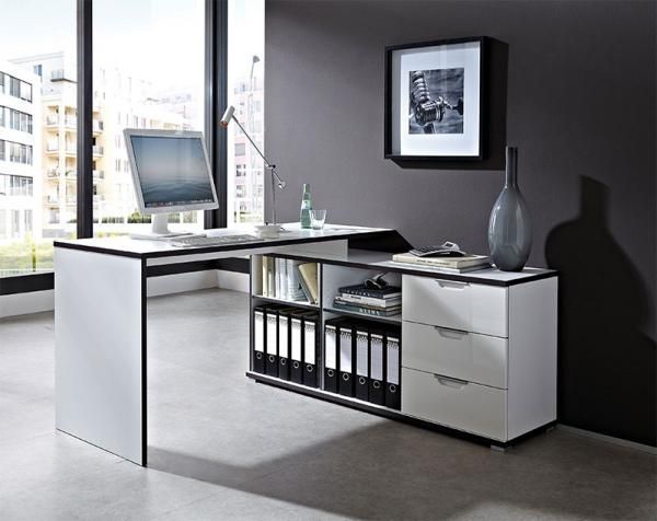 Contemporary white corner desks – darbylanefurniture.com in 2020 .