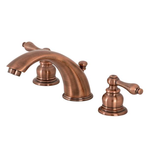 Kingston Brass Victorian 8 in. Widespread 2-Handle Bathroom Faucet .