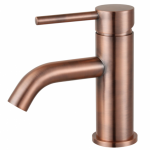 Low Profile Bathroom Faucet - Antique Copp