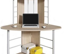 Amazon.com: Multipurpose Computer Desk for Small Spaces, Corner .