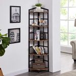 Amazon.com: Hombazaar 5-Shelf Industrial Corner Bookcase and Shelf .