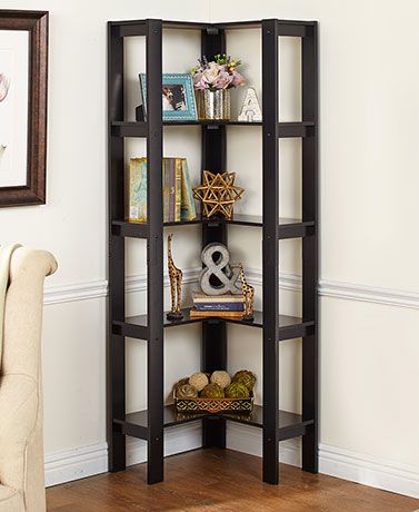 L-Shaped Corner Shelving Units | Corner shelving unit, Living room .