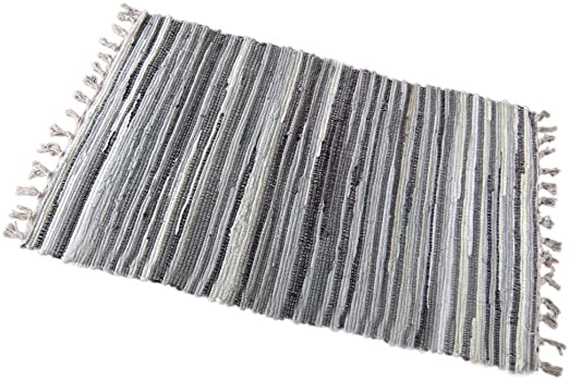 Amazon.com: Zeafeel Chindi Rag Rug, Machine Washable Cotton .