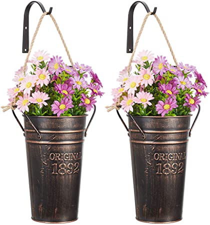 Amazon.com: MONT PLEASANT Metal Wall Planter Hanging Country Home .