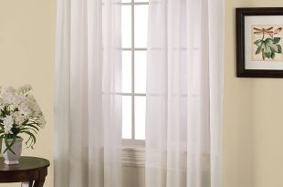 Miller Curtains Solunar Crushed Voile Insulating Sheer Curtain .