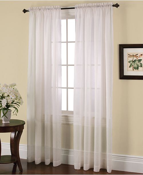 Crushed Voile Sheer Curtains