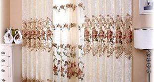 Amazon.com: Shunshan Luxury Window Curtains for Living Room Set of .