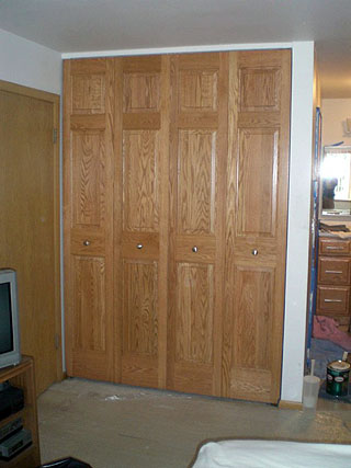 custom bifold closet doors – Amish Custom Furnitu