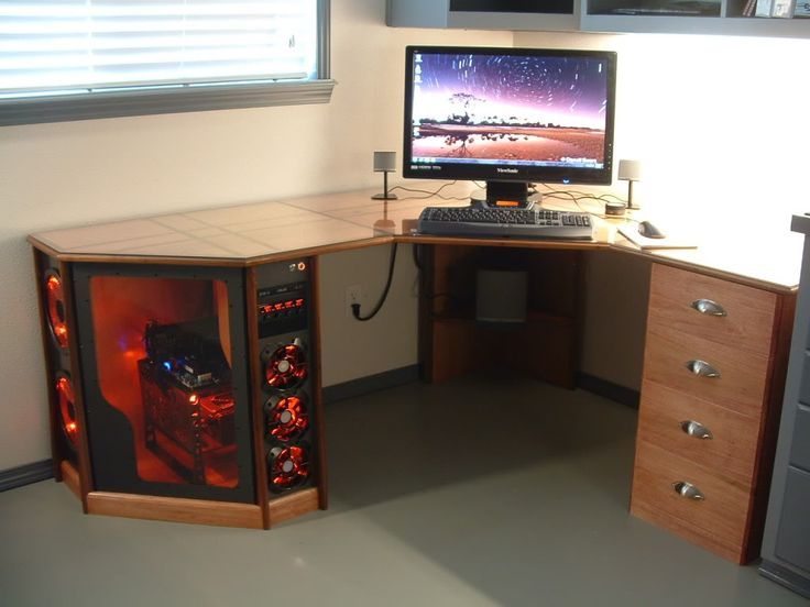 20 Most Popular DIY Computer Desk Plans - Gripelements (With .