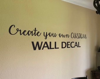 Custom wall decals | Etsy – In Deco
