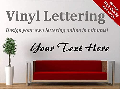 Amazon.com: Large Custom Vinyl Lettering, Wall Decals Letters .
