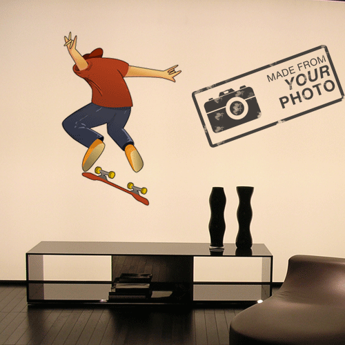 Custom Vinyl Wall Decals - Life Size Custom Cutou