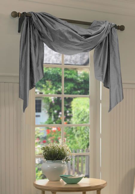 Laura Ashley Swag Valance | Drapery Valance | Blinds.com | Living .