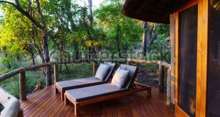 Outdoor Lounge Chairs On Sun Deck Stock Photo (Edit Now) 11086757