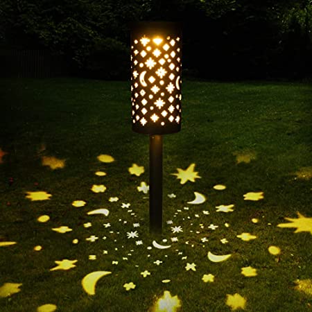 Bearbro Solar Lamps Garden, 1pcs Solar Pathway Lights Outdoor .