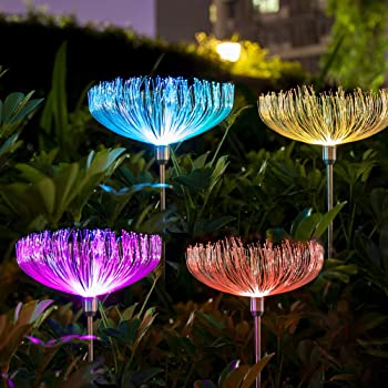 Neporal Solar-Garden-Lights-Outdoor-Decorative Solar Flowers .
