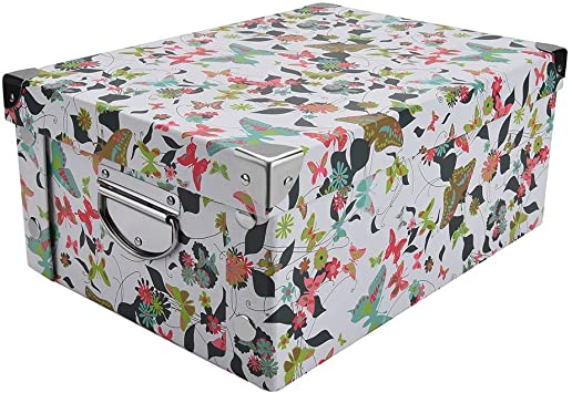 Amazon.com: Guozi Decorative Cardboard Storage Box with Lid and .