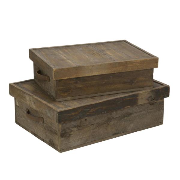 Tripar International, Inc Rectangular Wood Decorative Storage Box .