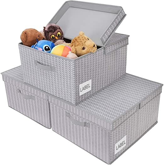 Amazon.com: GRANNY SAYS Storage Bins with Lids, Decorative Storage .