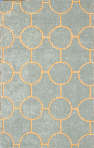 Large Modern Area Rug Carpet Lush Circular Geometric Designer Rug .